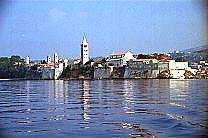 die vier Kircht�rme von Rab