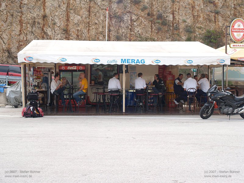 Caffeebar bzw. Imbi�bude an der F�hranlegestelle