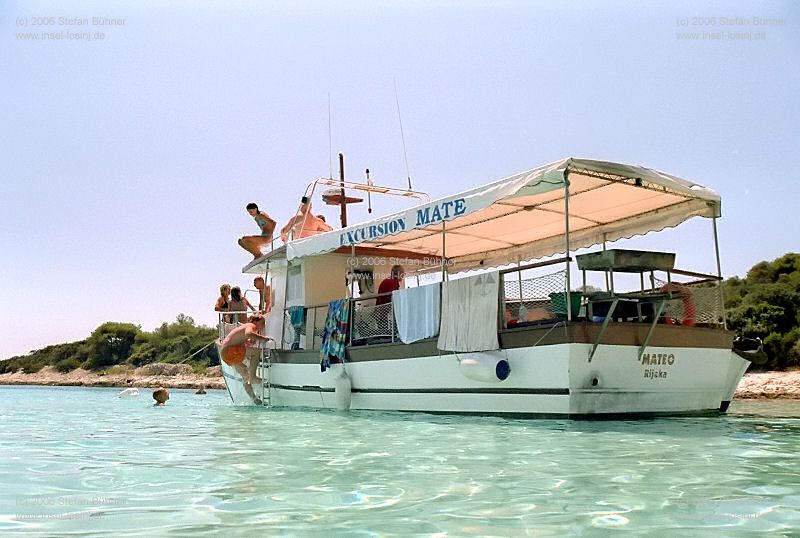 auf Tour mit Kapit�n Mate auf Insel Losinj / Kroatien