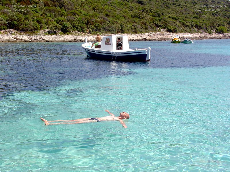 auf Tour mit Kapit�n Mate auf Insel Losinj / Kroatien