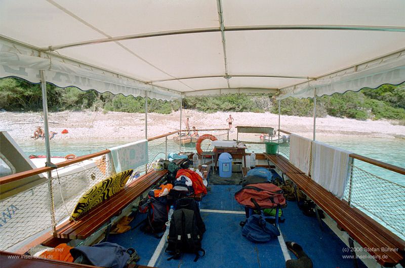 auf Tour mit Kapit�n Mate auf Insel Losinj / Kroatien