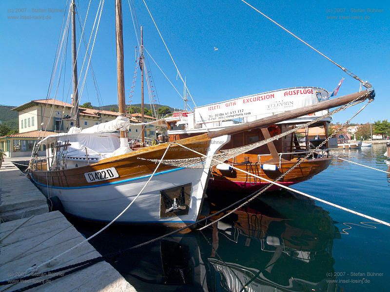 der Gebirgszug des Osorscica bei Nerezine / Osor auf der Insel Losinj