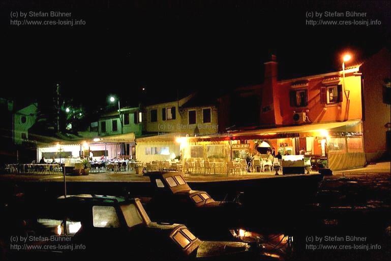 Fischspezialit�tenrestaurants in Rovenska, ein Ortsteil von Veli Losinj