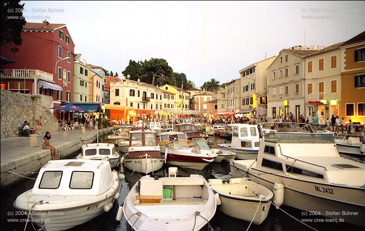 Abendstimmung im Hafen von Veli Losinj