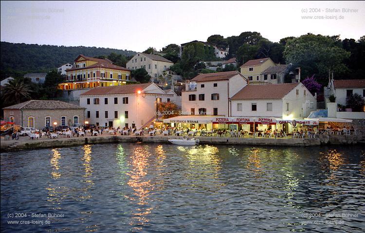 Spezialit�tenrestaurants im Hafen von Veli Losinj